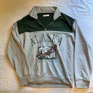 Romwe Alaska Quarter Zip Size S